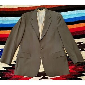 POLO RALPH LAUREN Solid Color Brown Men's 42L Sport Coat Blazer 100% Wool